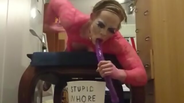 Leather barbie skullfuck