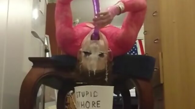 Leather barbie skullfuck