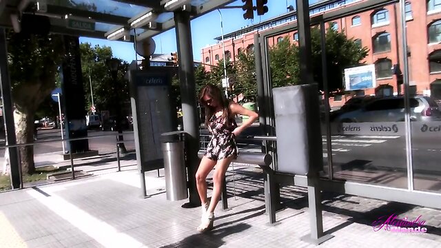 Alessandra Blonde outdoors