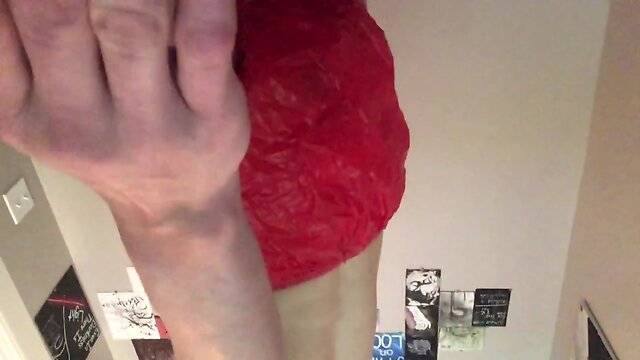 Sissy getting ready for Daddy