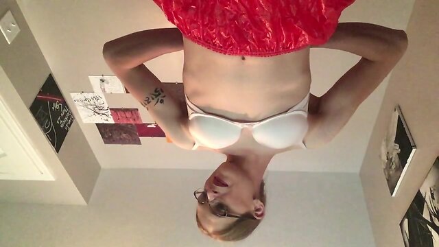 Sissy getting ready for Daddy