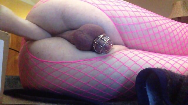 Chastised Trans Hands Free Orgasm