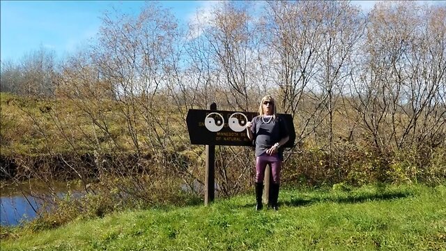 Tammy CD smoking and stroking in public with cum MMMmmm