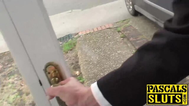 Busty babe Rebecca Smyth fucked like a true submissive slut