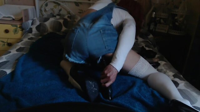 CD abused by BBW mistress