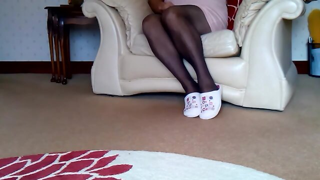 Cum in daughter in law size 4 girlie slippers