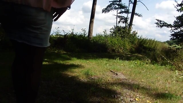 Tranny on a parking place in the Forrest