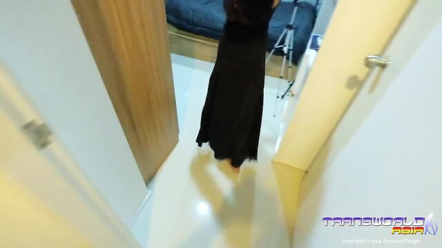 Hot Ass Ladyboy Wants to Fuck and Suck Off Camera Guy - POV Action Inside!