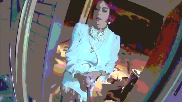 Lana`s Boring Evening: Masturbation with Dildos as Sissy Slut