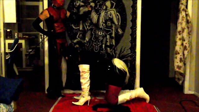 MS at Home: Joyful Playing with Her Pony