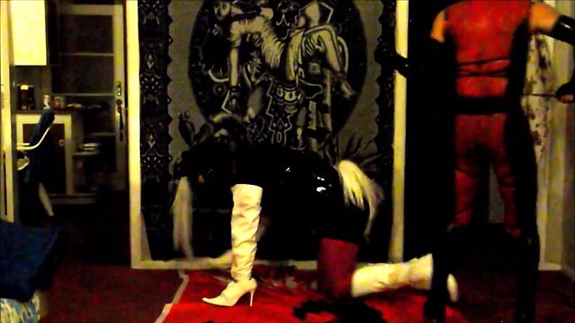 MS at Home: Joyful Playing with Her Pony