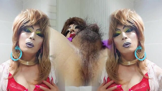 Sissy  niclo  slut  masturbation  makeup