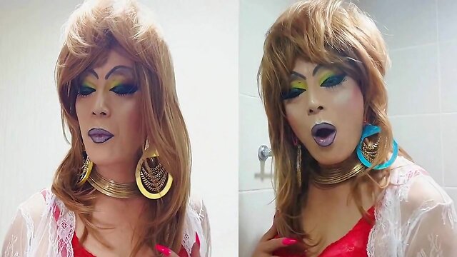 Sissy  niclo pornstar  makeup