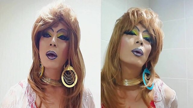 Sissy  niclo pornstar  makeup