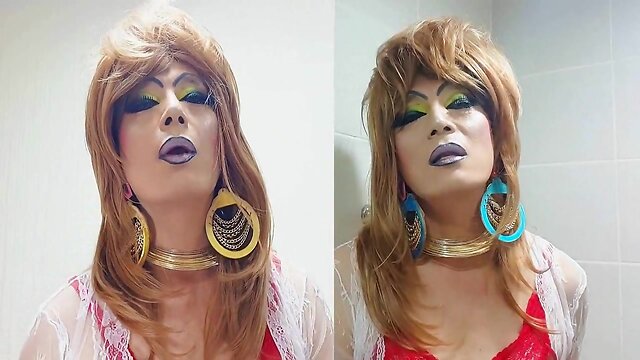Sissy  niclo pornstar  makeup