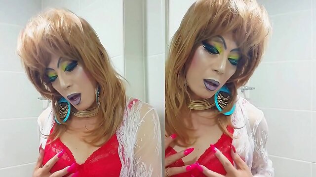 Sissy  niclo pornstar  makeup