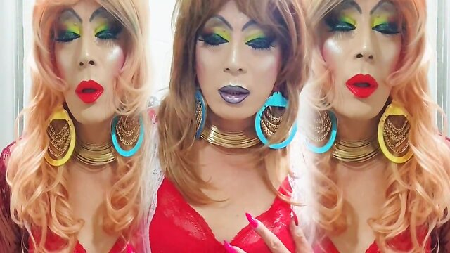 Sissy porn niclo  slut makeup