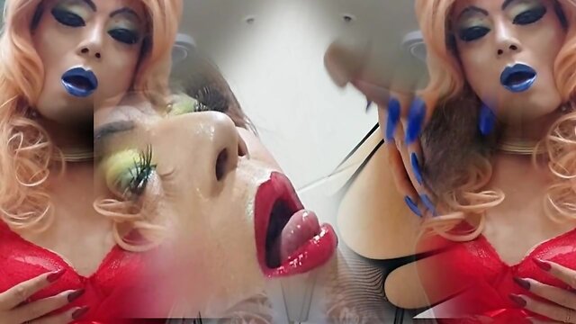 Sissy  niclo  sexy makeup masturbation pornstar