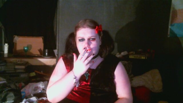 Harley Quinn Smoking