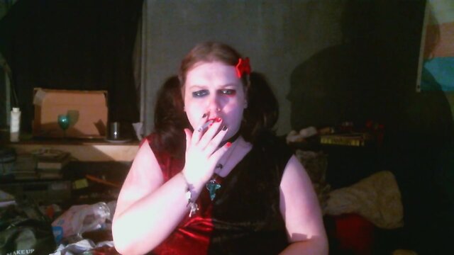 Harley Quinn Smoking