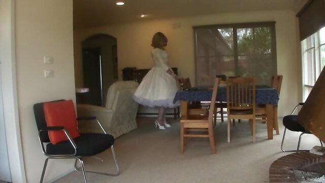 Petticoated sissy