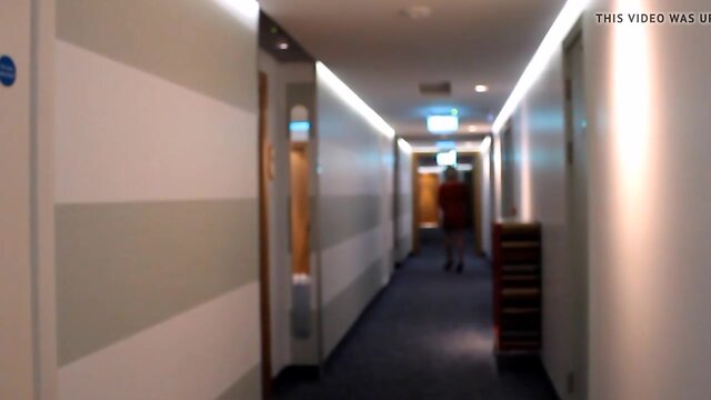Hotel Hallway Sissy Stroll continues . . .