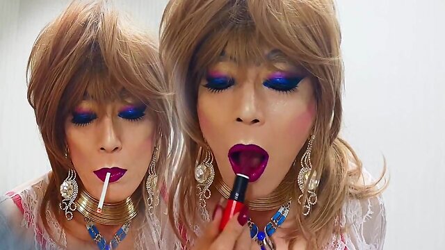 sissy niclo sexy makeup hot girl