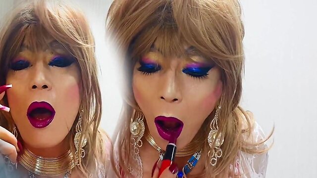 sissy niclo sexy makeup hot girl