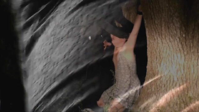 Abbie Normal gets fucked up in the forest