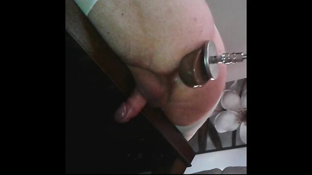 Fucked By BBC Dildo (ass dripping - no cum)