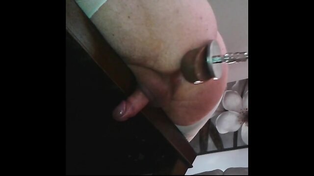 Fucked By BBC Dildo (ass dripping - no cum)