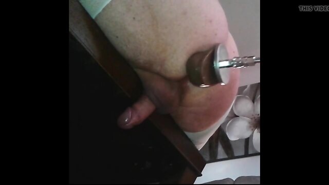 Fucked By BBC Dildo (ass dripping - no cum)