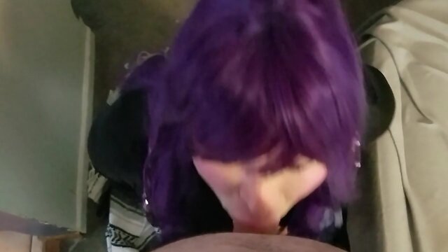 Daddy's sissy trap sucking his cock