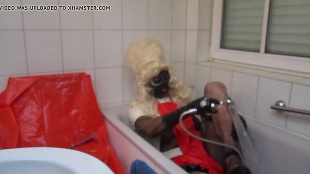 Soaking Up the Sensation: High Heels & Latex in the Shower