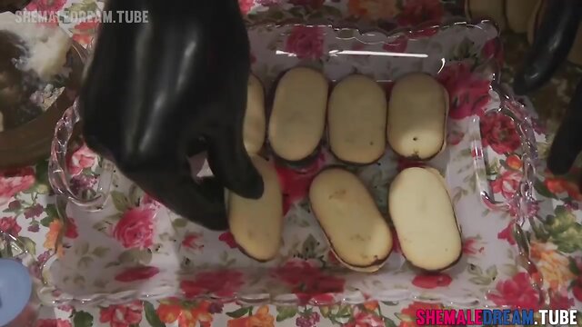 Jessica Fox Dominates Slave at Tea Party! #JessicaFox #BDSM #Tgirl #Transexual