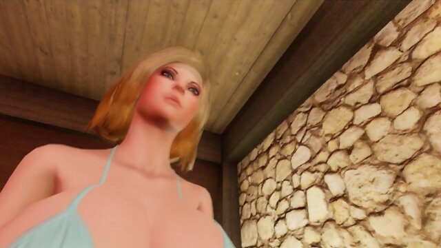 3D Busty Shemale Fucks Bisexual Male!