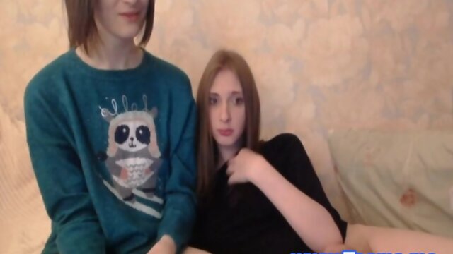 Cute Teen Trannies Giving a Hand