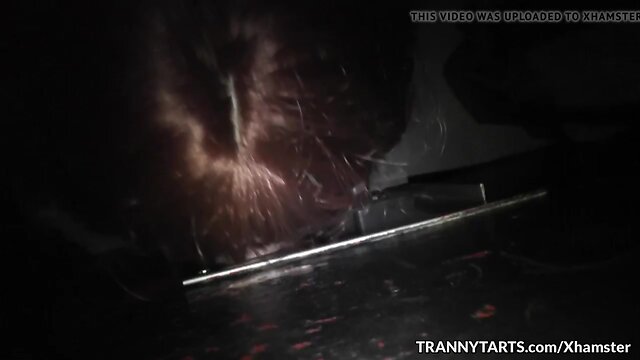 Out t-girls swallowing and fucking cocks at local porn theaters