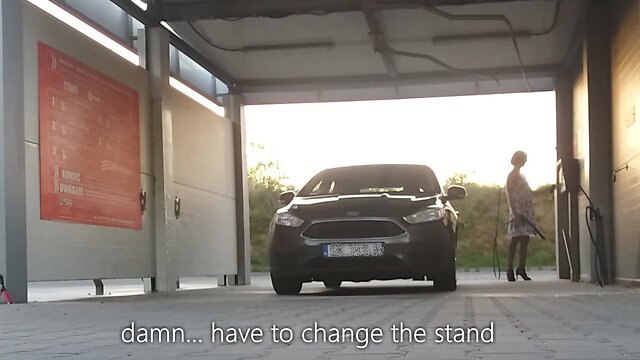 Public Car Wash Outdoor Strip Show