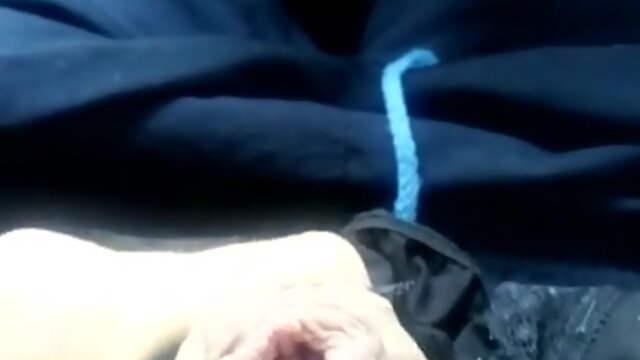 Jerking in lay by with panties