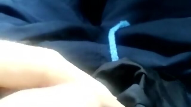 Jerking in lay by with panties