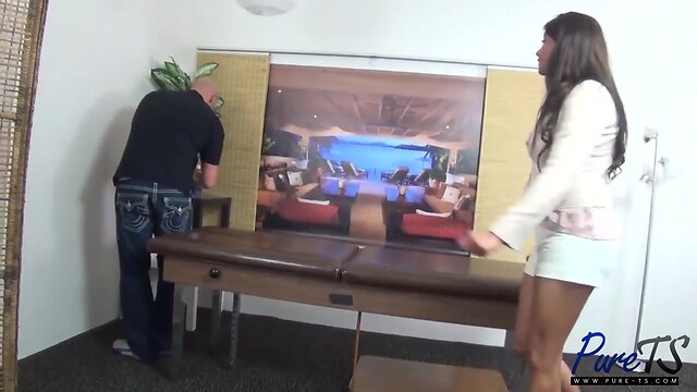 Vaniity`s Latin Bareback Adventure: Big Ass TS Hammering Without a Condom!