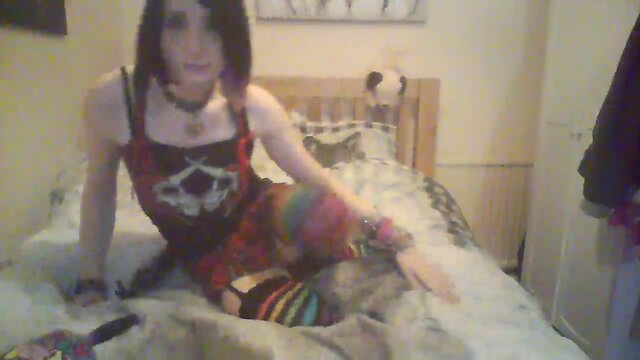 Amateur Ladyboy Enjoys Solo Fun with Sex Toy: Small Tits & Dildos!