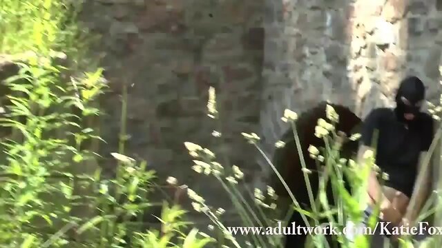 Katie`s Wild Adventure: Amateur Adult Work Outdoors!