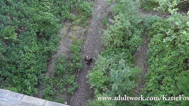 Katie`s Wild Adventure: Amateur Adult Work Outdoors!