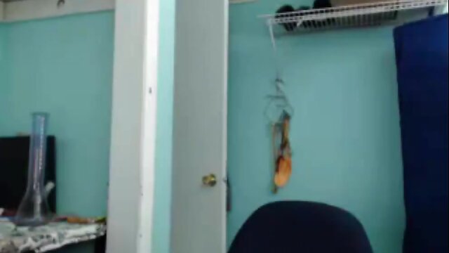 Sultry Trans Plays Solo on Webcam: Amateur with Small Tits Masturbates