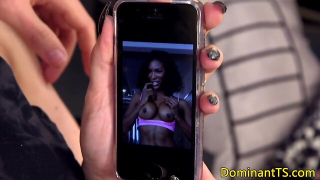Intense Passion: Ebony Transgender Anal Fucks and Cocksucks Straight Stud