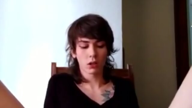 Sultry Skinny Crossdresser on Web Cam