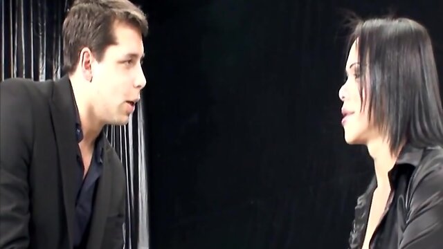 T-GIRL in stockings adores tight booty stuffing