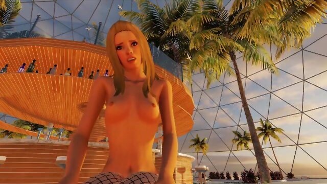 T-Baby Fucks Babe in 3D Sex Game!